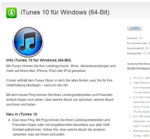 itunes download 64 bit windows 10 free download thking music player